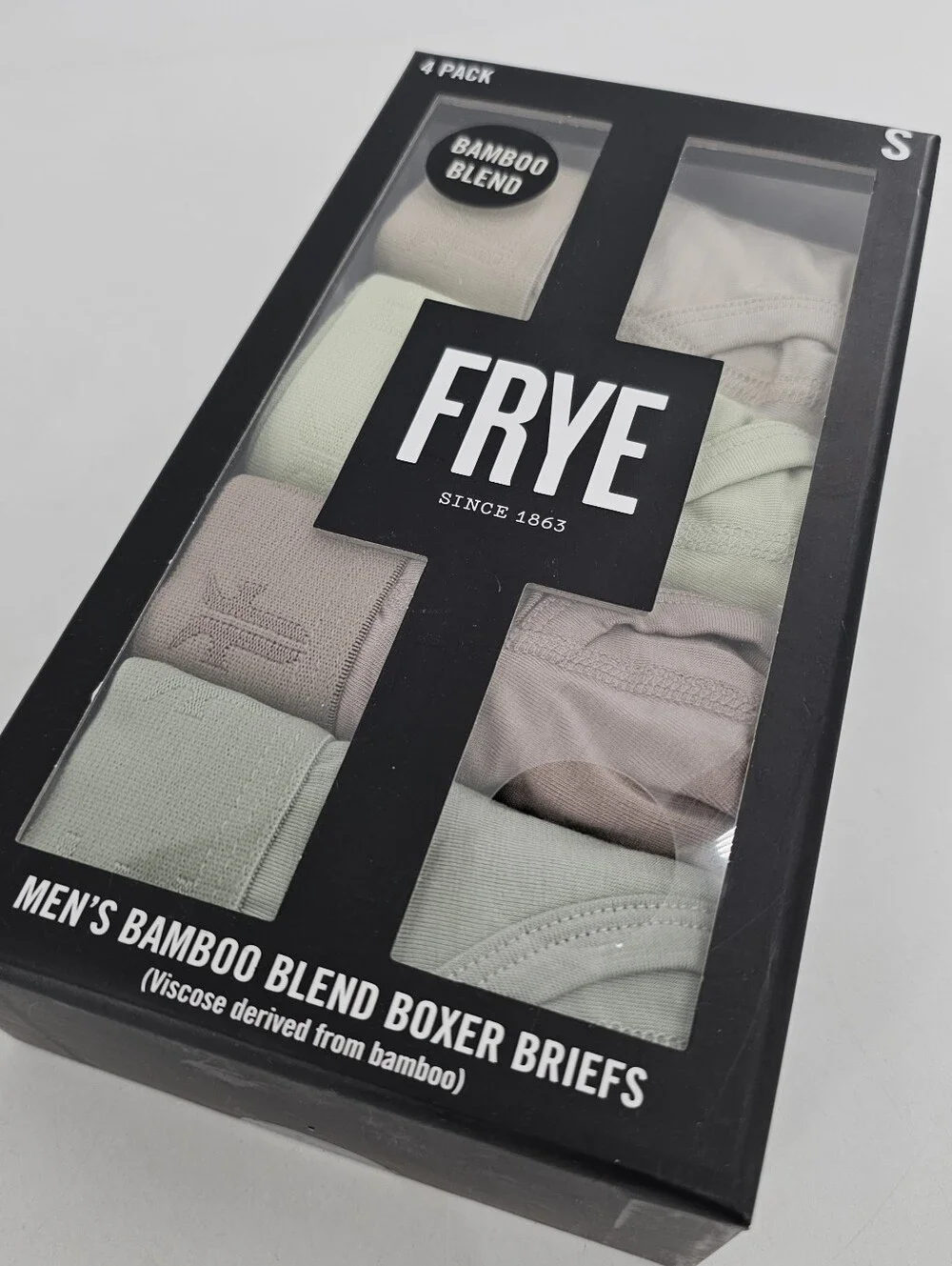 Frye Bamboo Blend Boxer Briefs 4 pack Men's Underwear